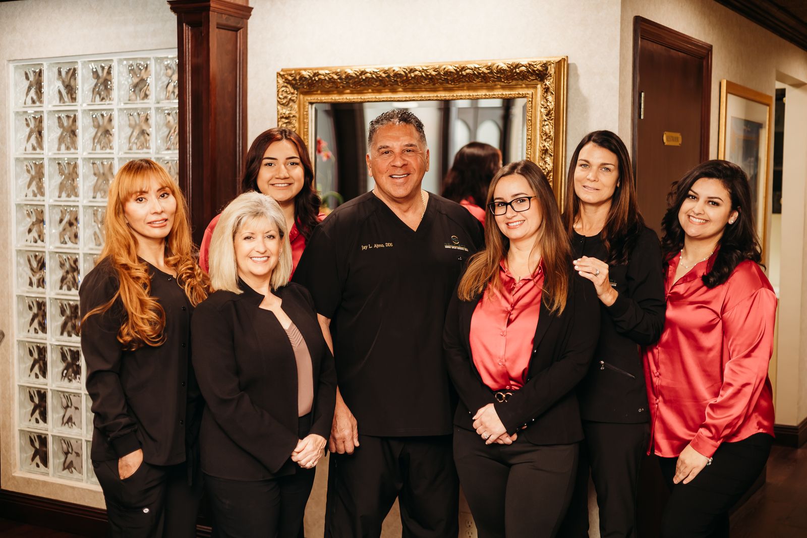 Dr Ajmo With His Team